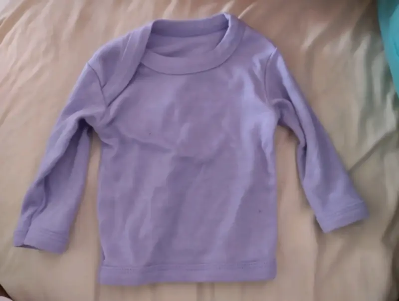 Polera manga larga rosada para niña - 2