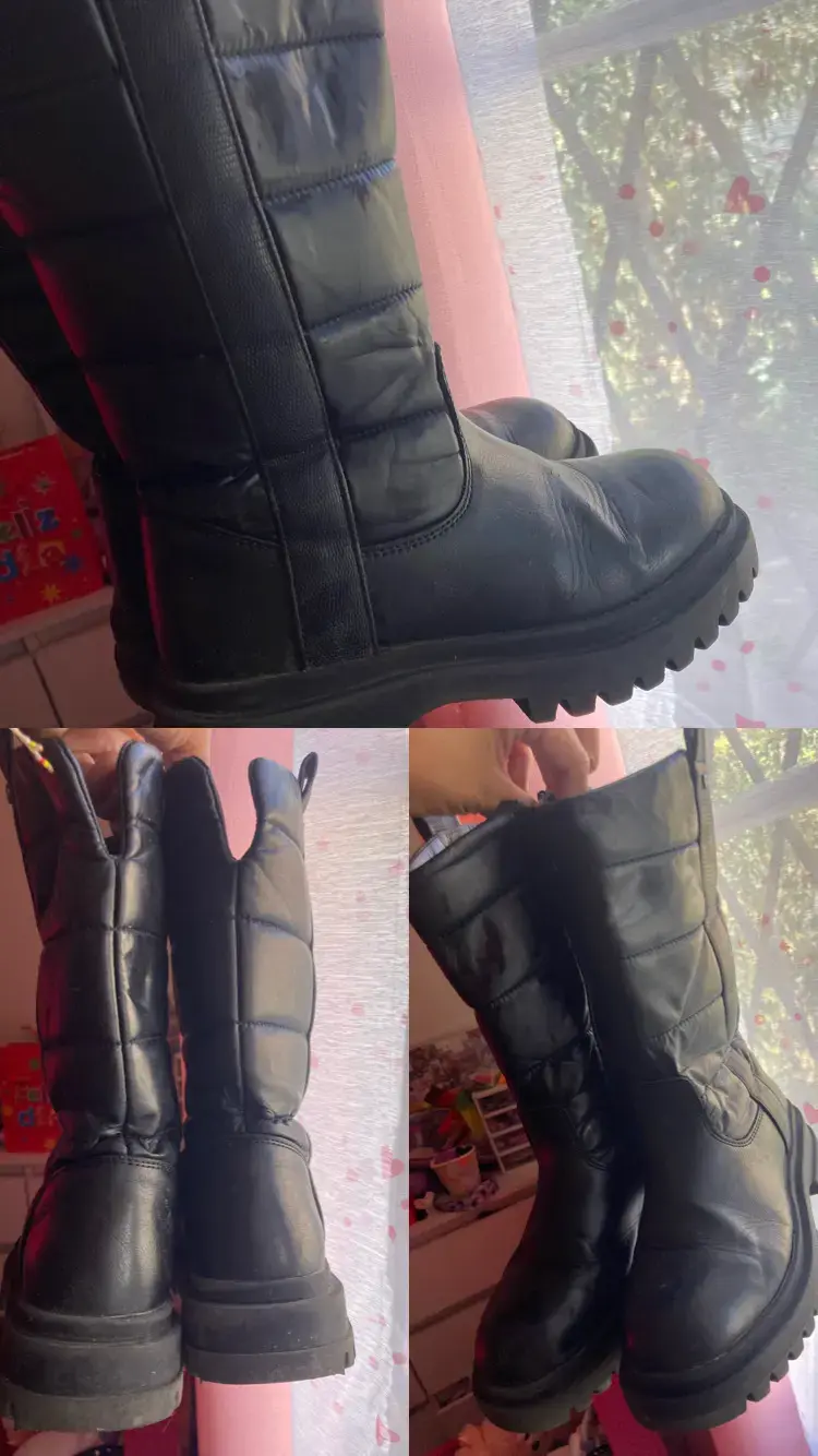 Botas negras de invierno para niña talla 31