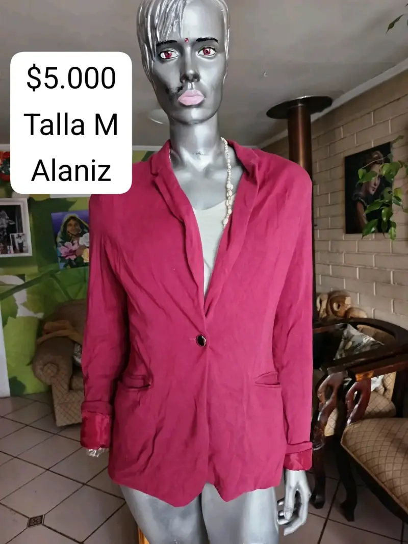 Blazer rojo mujer Alaniz talla M