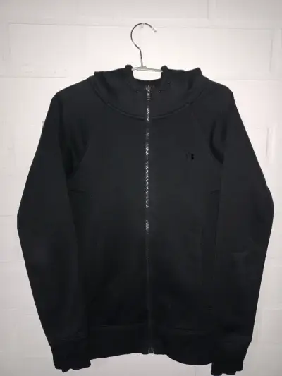 Polerón negro con capucha Under Armour para hombre - miniatura 1