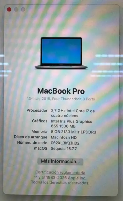 MacBook Pro 13”, 2018, i7 - miniatura 3