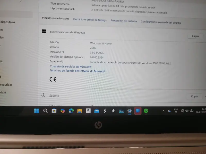 Laptop HP con pantalla de 15 pulgadas y procesador Intel Core i3 - 2