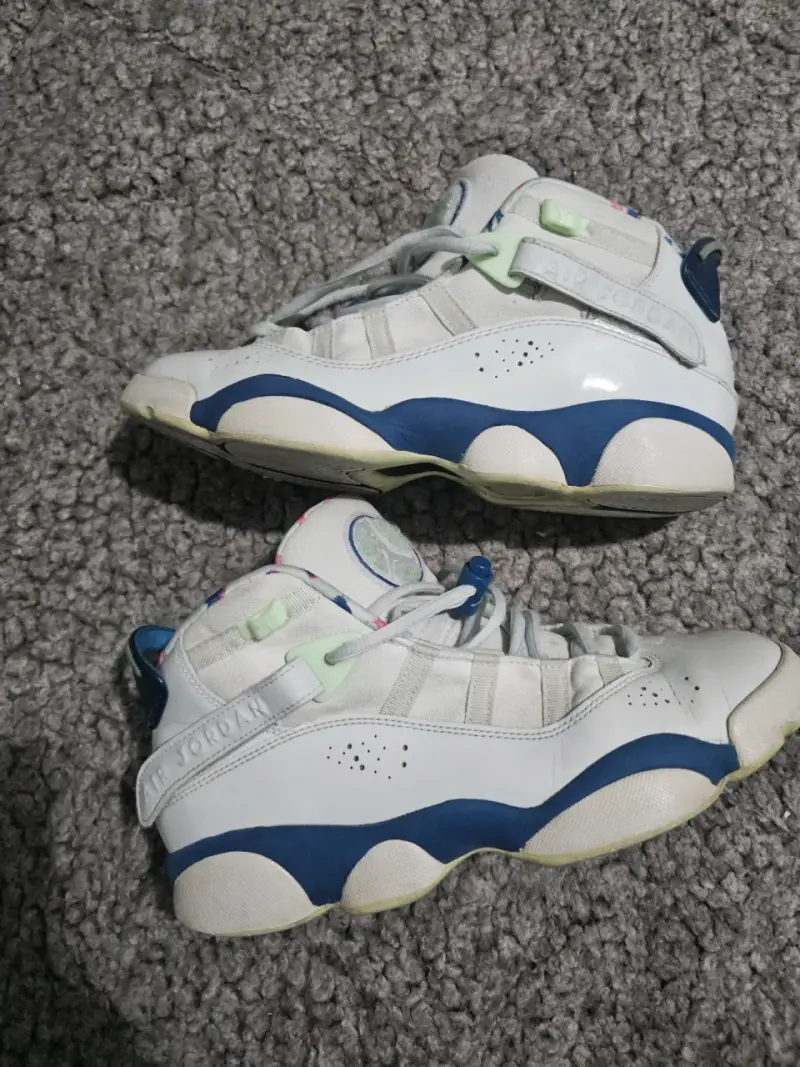 Zapatillas deportivas Air Jordan blancas y azules - 1