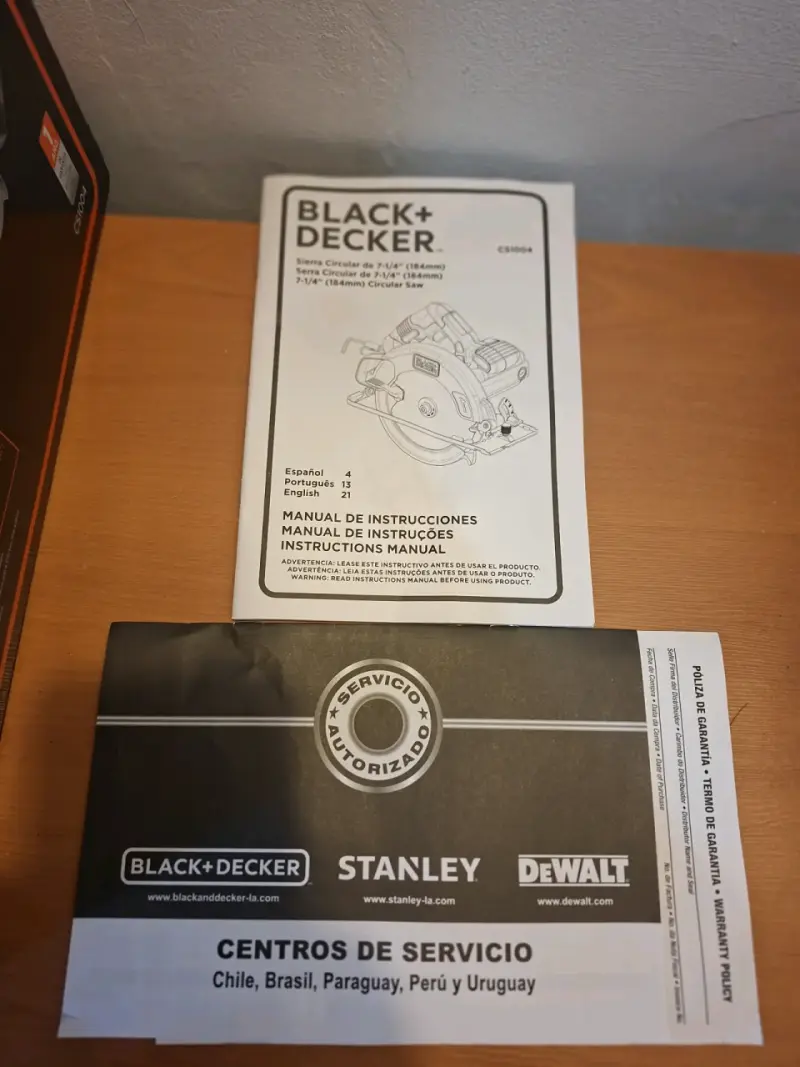 Sierra Circular Black+Decker 1400W CS1004 - 2