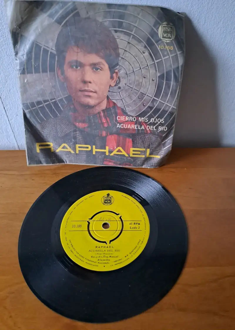 Vinilo Raphael 'Acuarela del Río' 45 RPM - 1