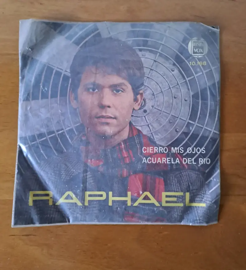 Vinilo Raphael 'Acuarela del Río' 45 RPM - 2