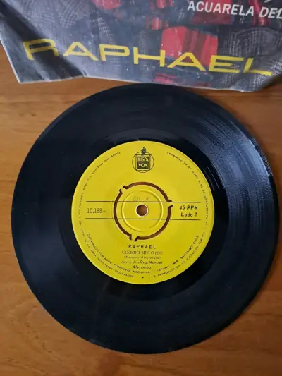 Vinilo Raphael 'Acuarela del Río' 45 RPM - miniatura 3