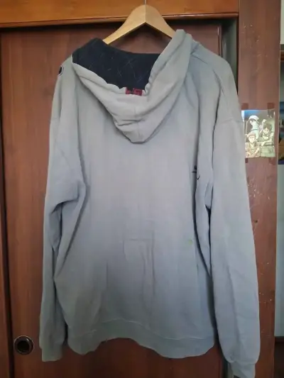 Polerón con capucha gris Quiksilver para hombre - miniatura 4