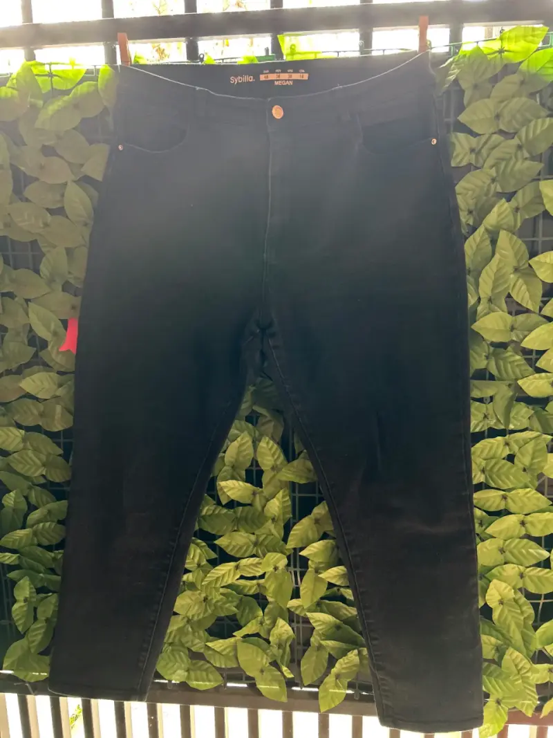 Jeans negros Sybilla Megan para mujer