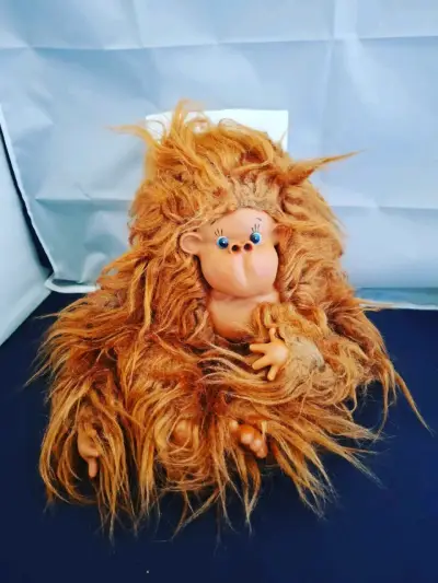 Muñeco de peluche vintage cabello largo Monchhichi - miniatura 4