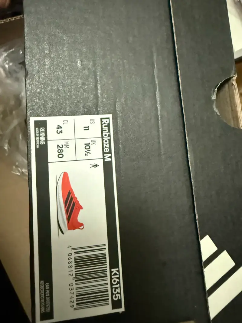 Zapatillas de running Adidas Runblaze M rojas - 1