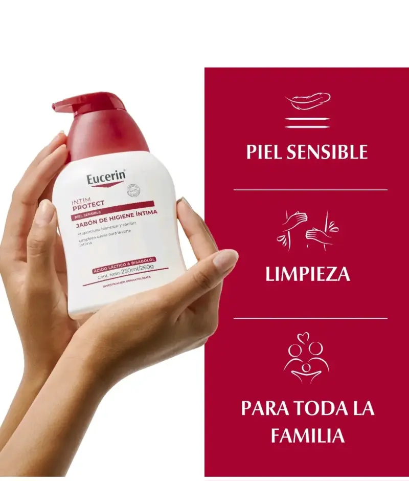 Jabón Higiene Íntima Eucerin Intim Protect 250ml - 3