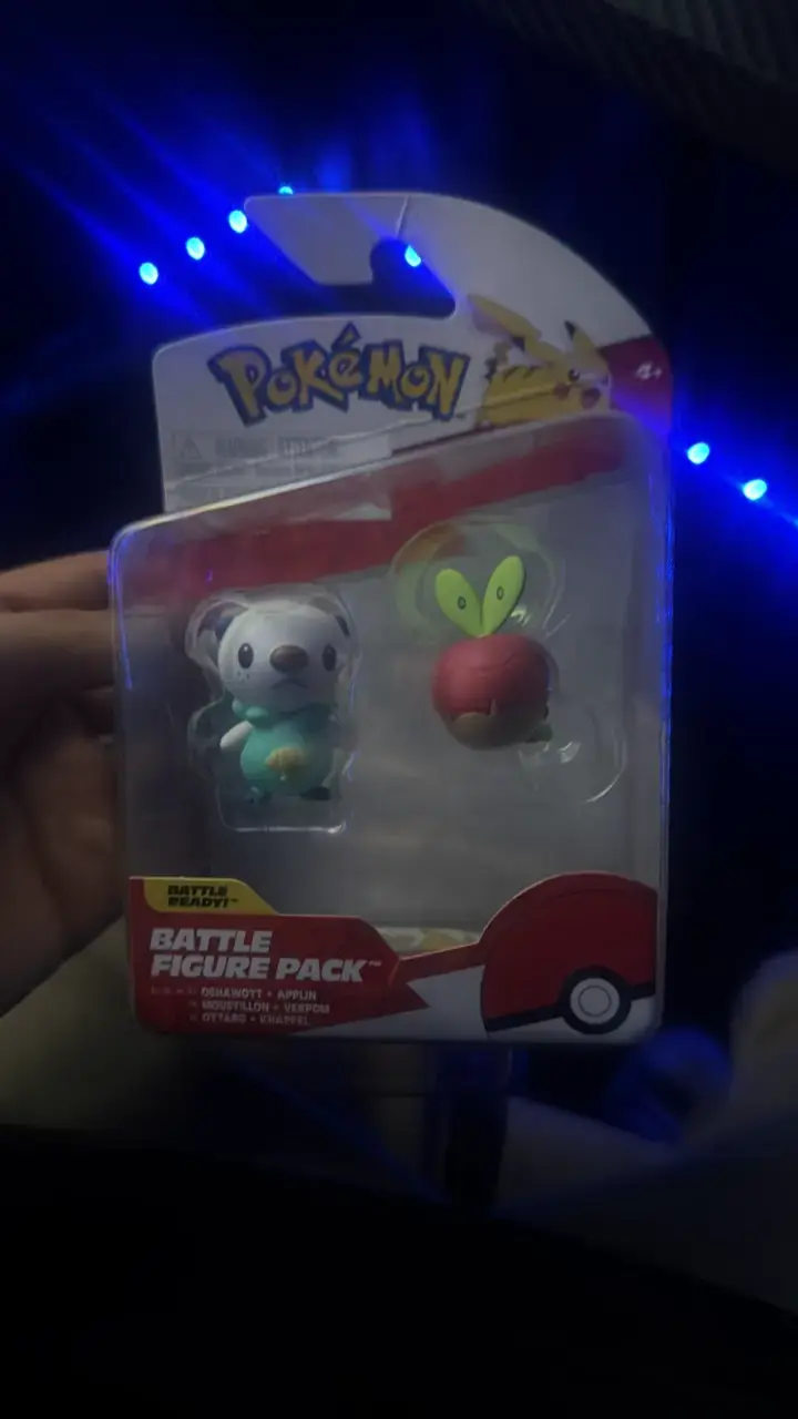Pack de Figuras Pokémon Oshawott y Applin