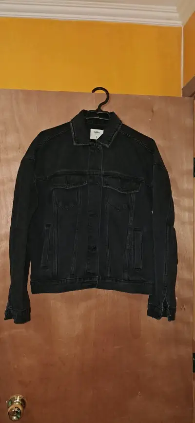 Chaqueta de mezclilla negra Sybilla para mujer - miniatura 1