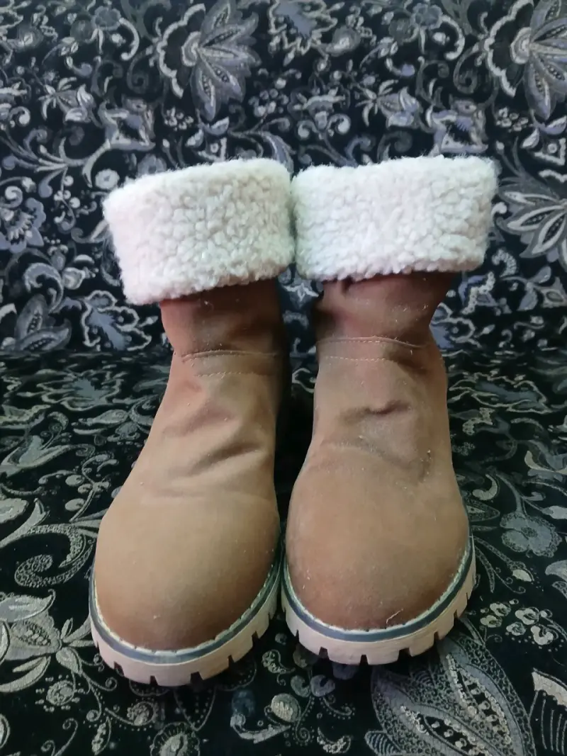 Botas de invierno con forro de lana para mujer - 1
