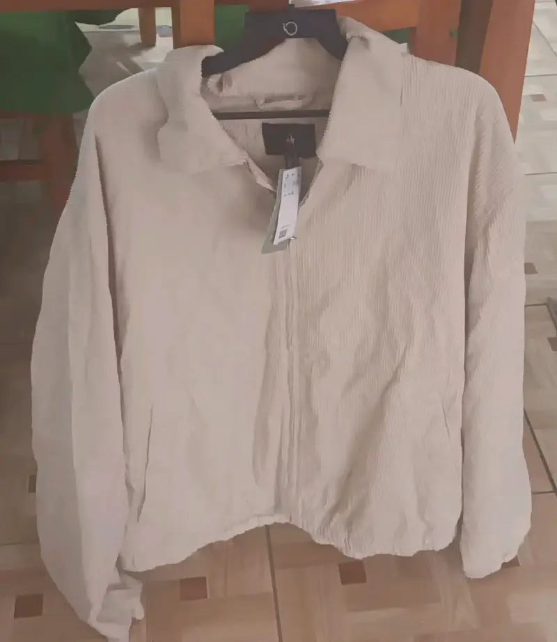 Chaqueta de pana beige unisex - 2