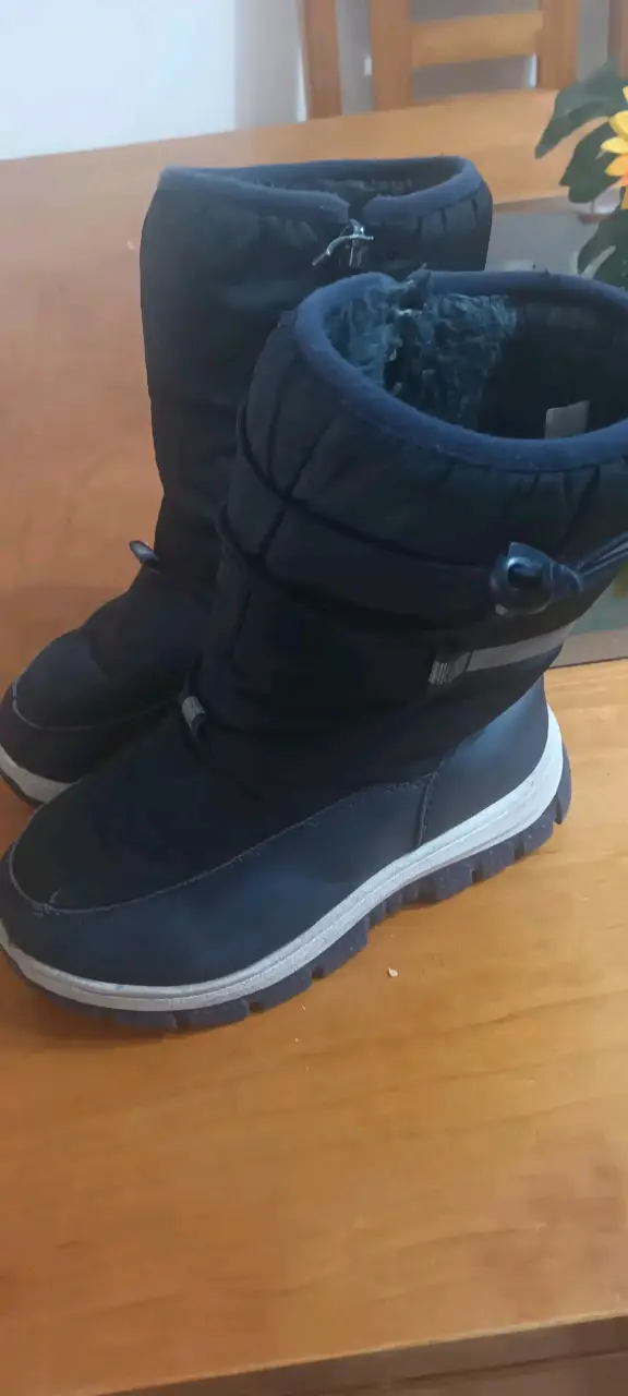 Botas de invierno negras para nieve - 1