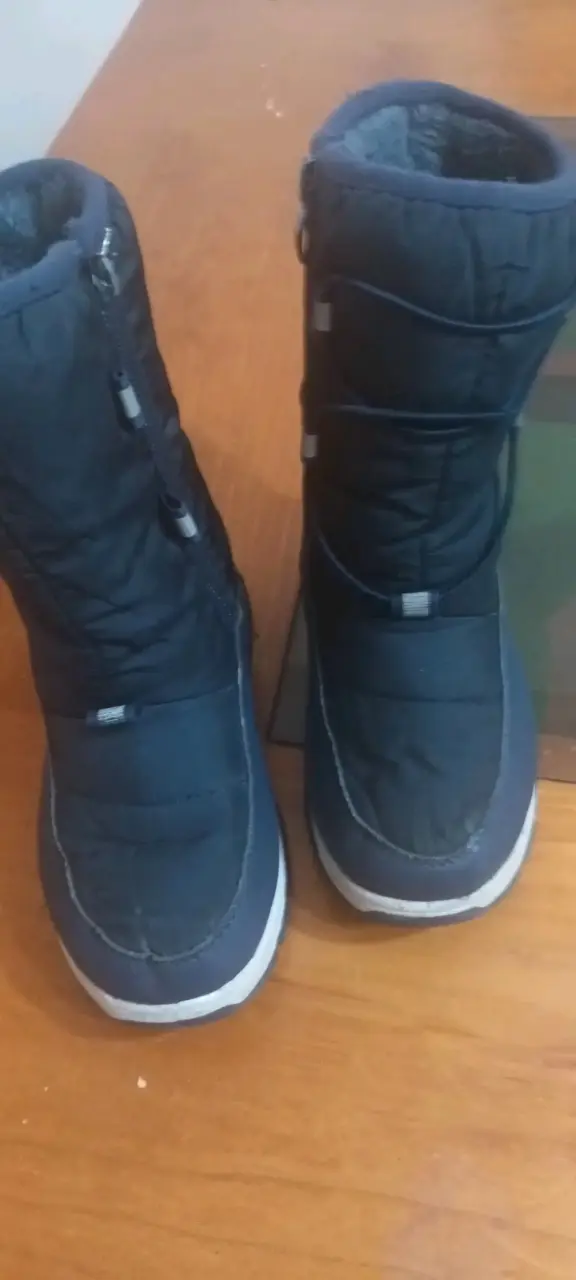Botas de invierno negras para nieve - 3