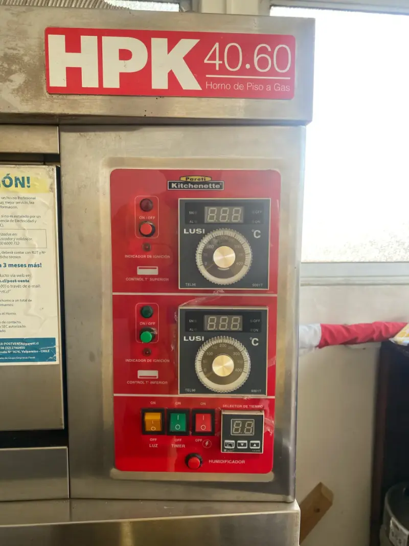 Horno de piso a gas HPK 40.60 Pareti Kitchenette - 1