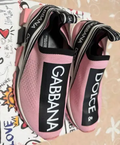 Zapatillas deportivas rosas Dolce & Gabbana - miniatura 1