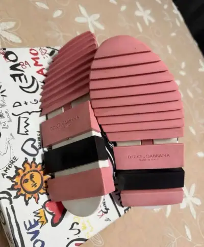 Zapatillas deportivas rosas Dolce & Gabbana - miniatura 4
