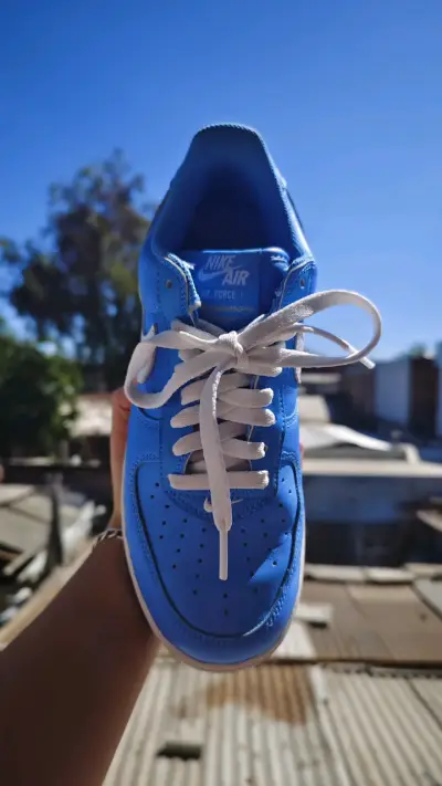 Zapatillas Nike Air Force 1 azules - miniatura 7