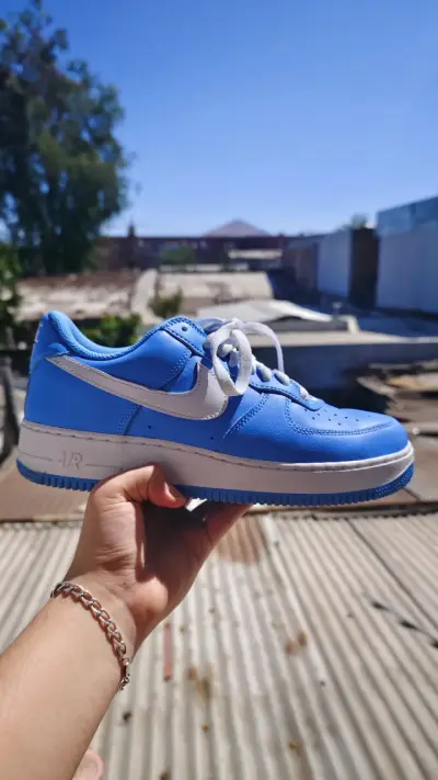 Zapatillas Nike Air Force 1 azules - miniatura 8