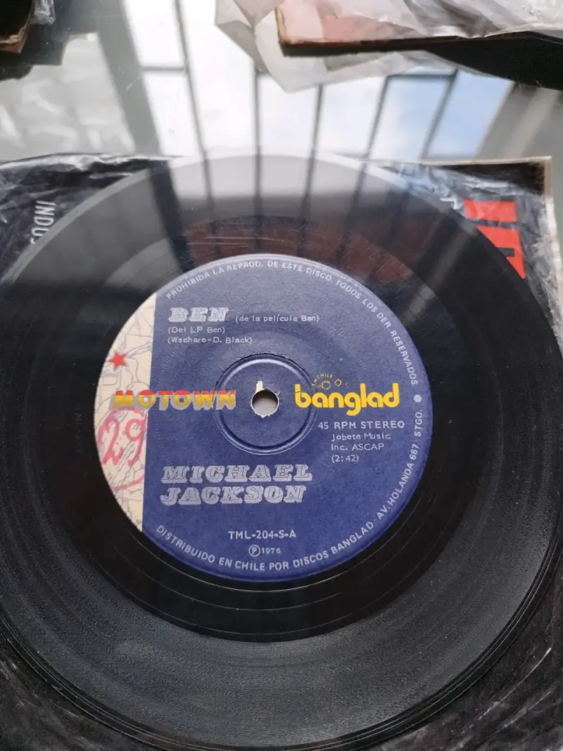Vinilo Michael Jackson Ben 45 RPM