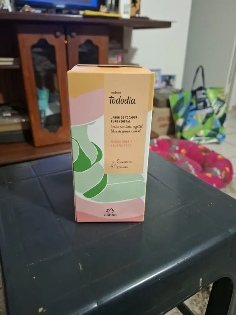 Jabón de tocador Natura Tododia mango rosa y coco