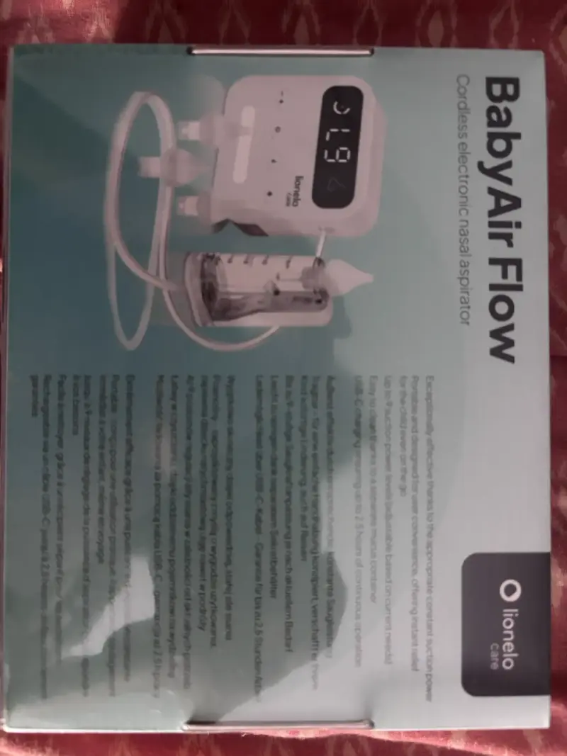 Aspirador nasal eléctrico Lionelo BabyAir Flow - 3