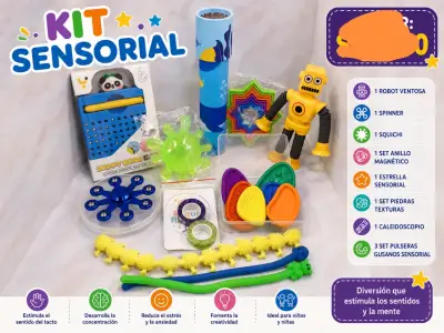 Kit Sensorial para Niños con Juguetes Educativos - miniatura 1