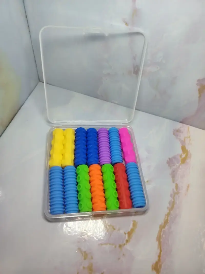 Set de protectores de lápiz de silicona coloridos - 2
