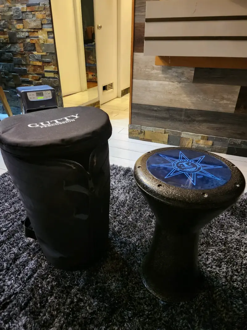 Darbuka Gawharet El Fan con funda de transporte