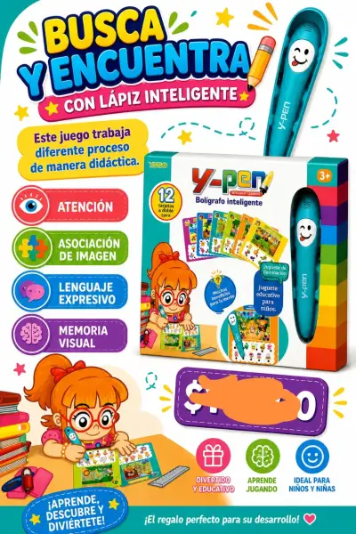 Juego educativo Busca y Encuentra con lápiz inteligente - miniatura 1