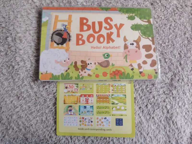 Libro de actividades con velcro para niños - 3