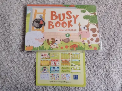 Libro de actividades con velcro para niños - miniatura 3