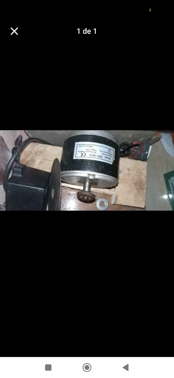 Motor eléctrico modelo MY1025 para proyectos