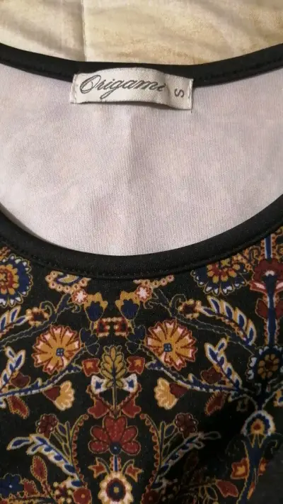 Vestido estampado floral manga larga - miniatura 6
