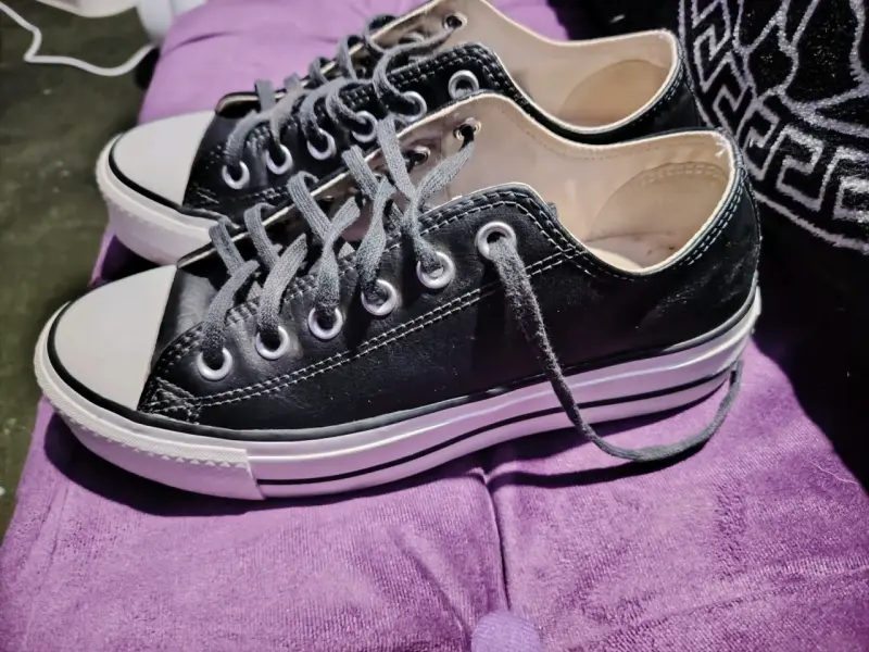 Zapatillas converse cuero talla 39.5 - 3