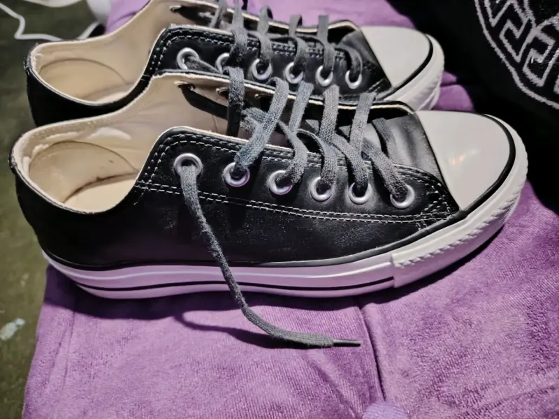 Zapatillas converse cuero talla 39.5 - 5