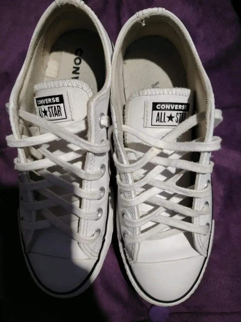 Zapatillas Converse cuero talla 38 - 1