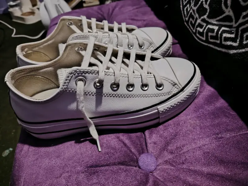 Zapatillas Converse cuero talla 38 - 4