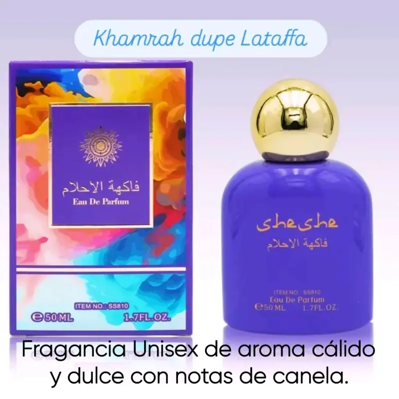 Perfume Unisex She She 50ml Aroma Cálido