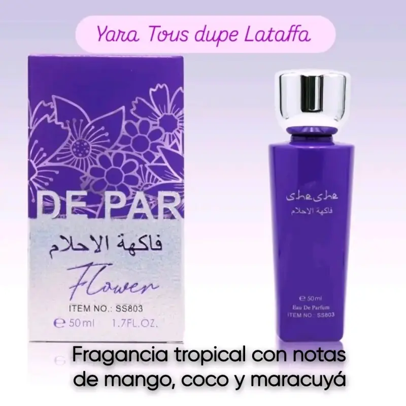Perfume Yara Tous Dupe Lataffa 50ml