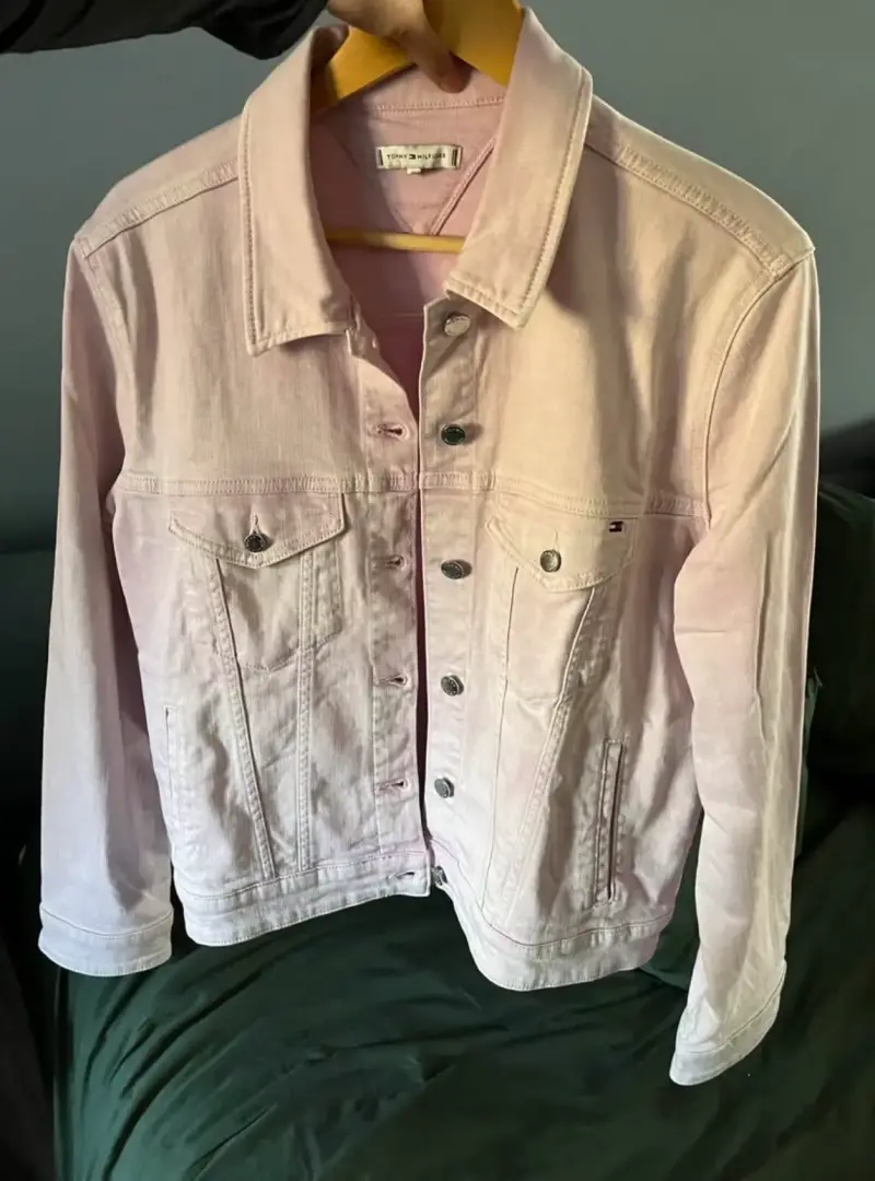 Chaqueta de mezclilla rosa Tommy Hilfiger - 1