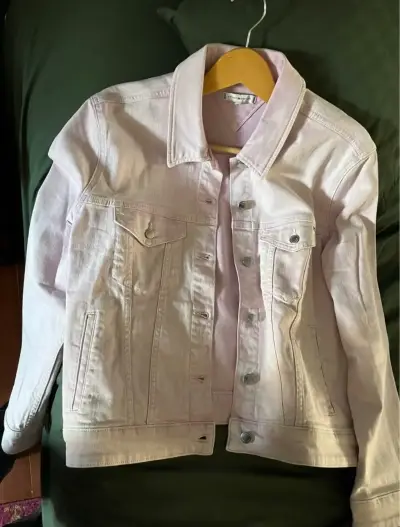 Chaqueta de mezclilla rosa Tommy Hilfiger - miniatura 2