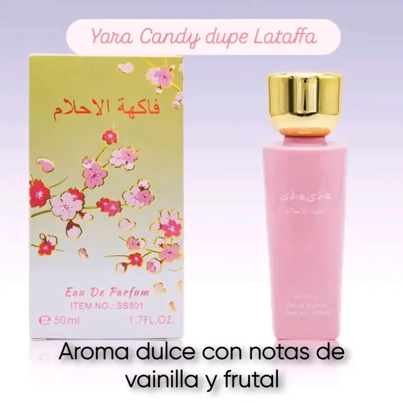Perfume Shee Shee Lataffa 50ml Dulce y Frutal