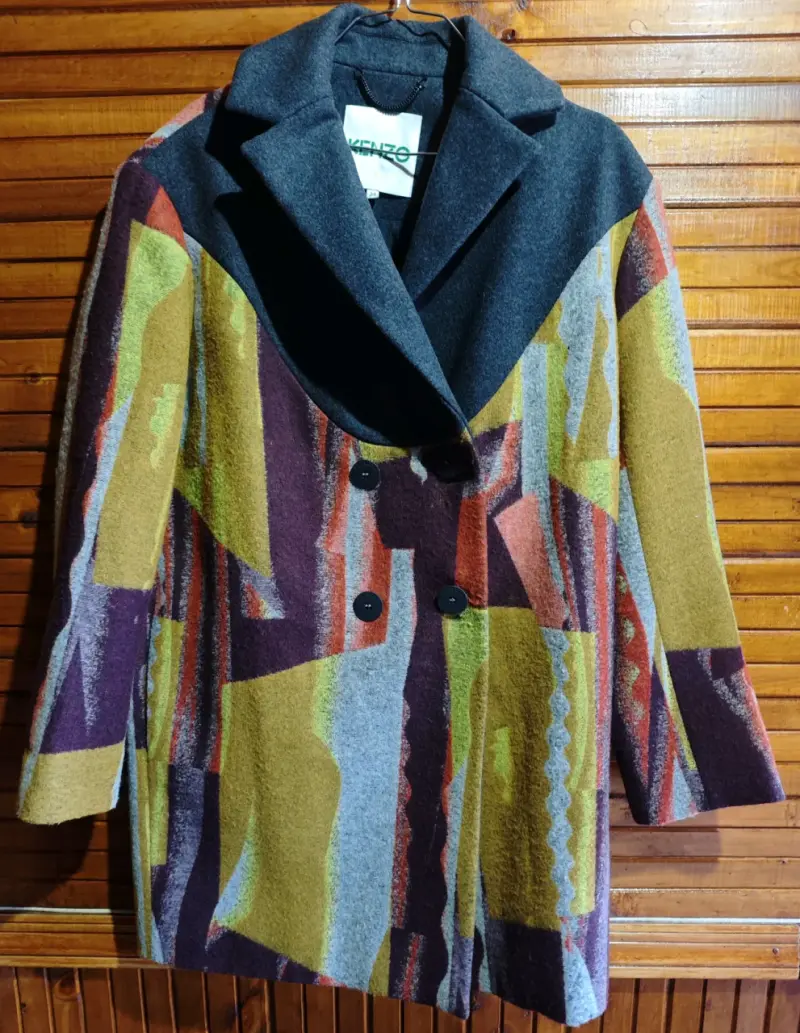 Abrigo Kenzo vintage multicolor para mujer talla s