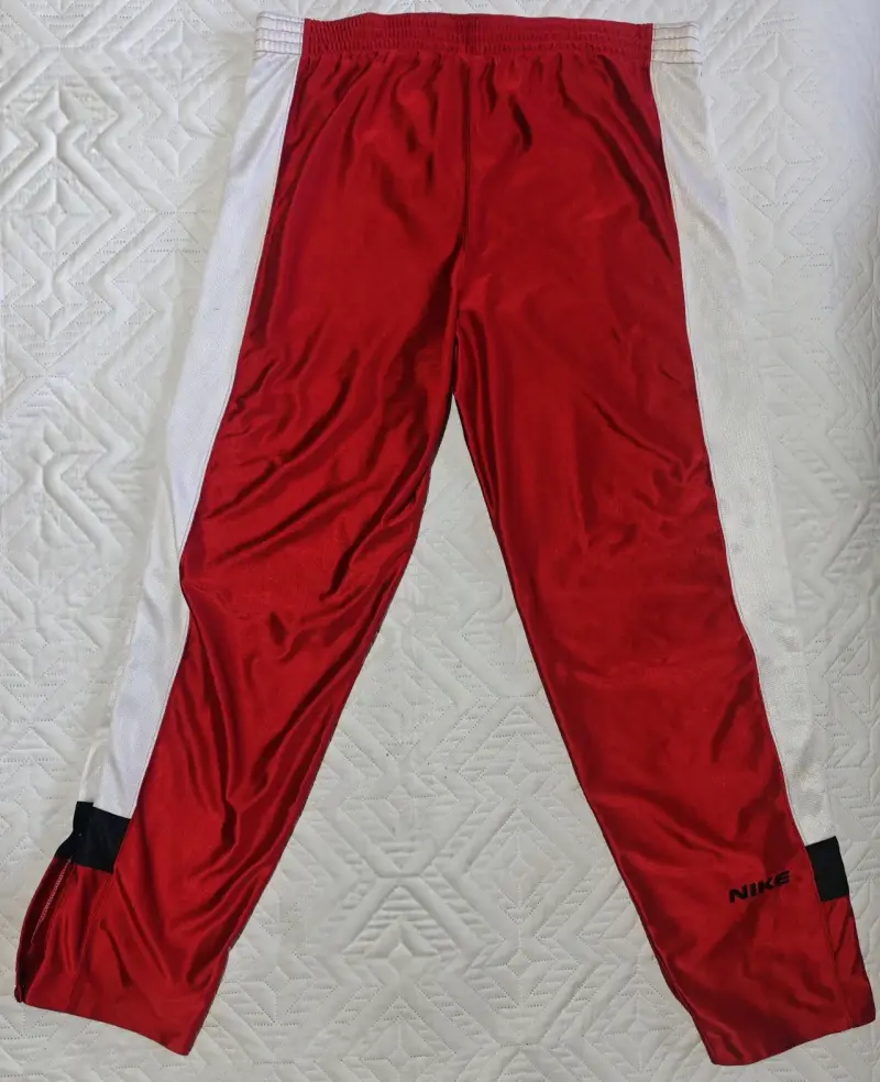 Pantalones deportivos rojos Nike hombre vintage L - 1
