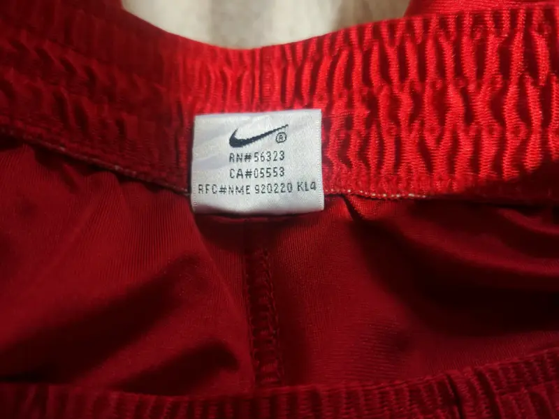 Pantalones deportivos rojos Nike hombre vintage L - 5